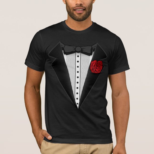 Smokings-Smokingt-shirt. nobel T-Shirt (Vorderseite)