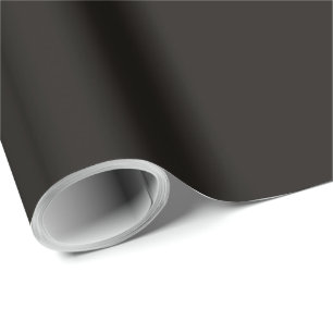 Smoky Black modische Farbgestaltung Geschenkpapier