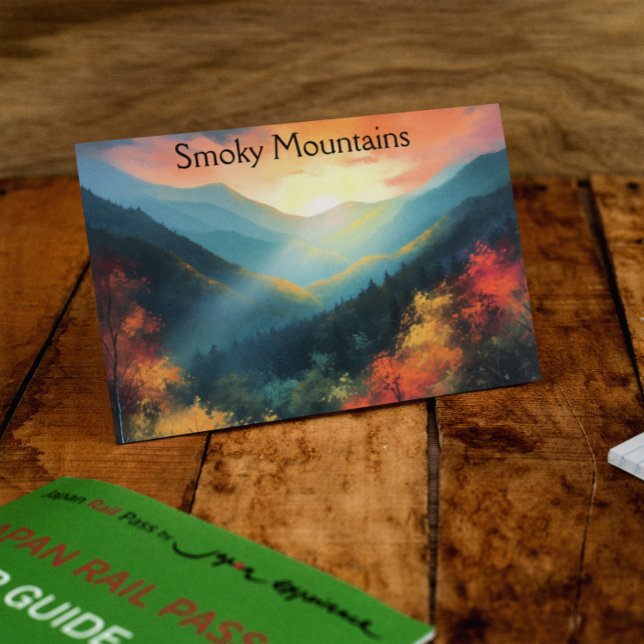 Smoky-Gebirge, individuell anpassbar Postkarte (Von Creator hochgeladen)