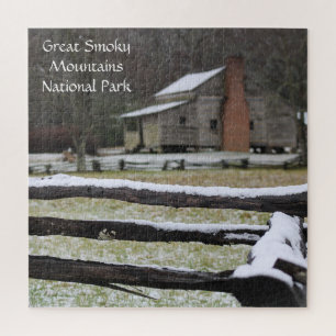 Smoky-Gebirgskappen-Schnee