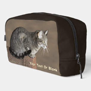 Smoky Gray Tabby Cat Waschbeutel
