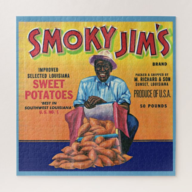 Smoky Jim's Süßkartoffelkennzeichen der 40er Jahre (Vertikal)