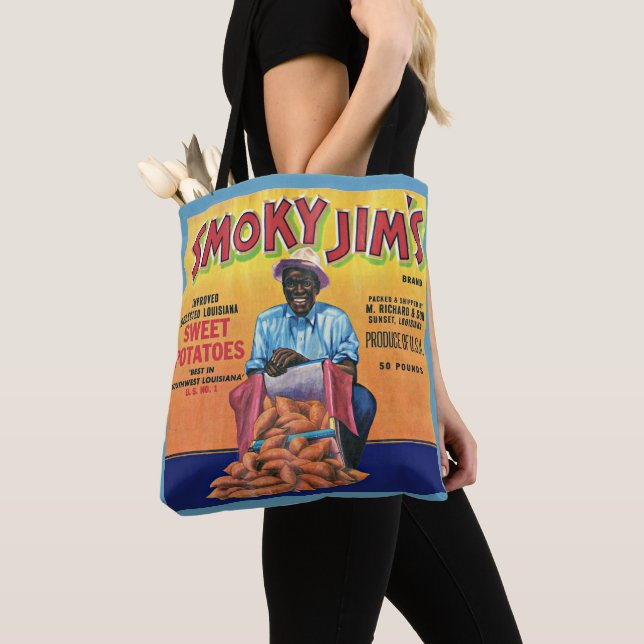 Smoky Jim's Süßkartoffelkennzeichen der 40er Jahre Tasche (Von Nahem)