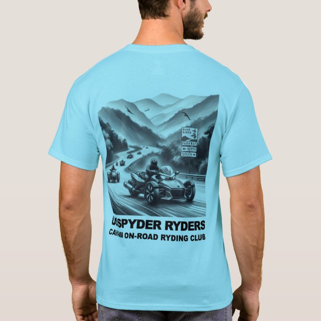 Smoky Mountain Chapter - Blue Ridge Parkway T-Shirt (Rückseite)