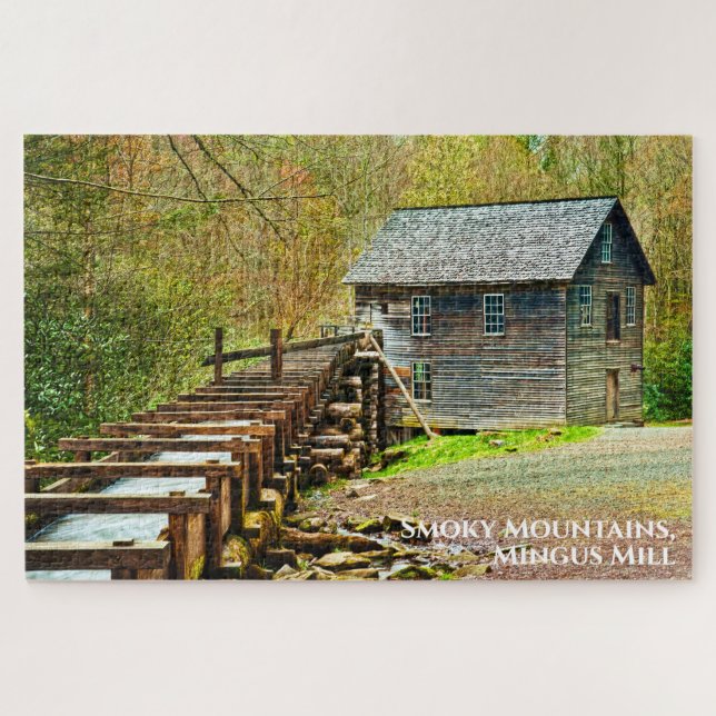 Smoky Mountains Mingus Mill GSMNP Fotografie (Horizontal)