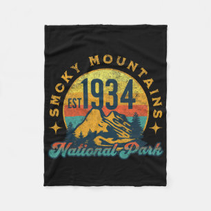 Smoky Mountains Natur Berge Wandern Outdoor V Fleecedecke