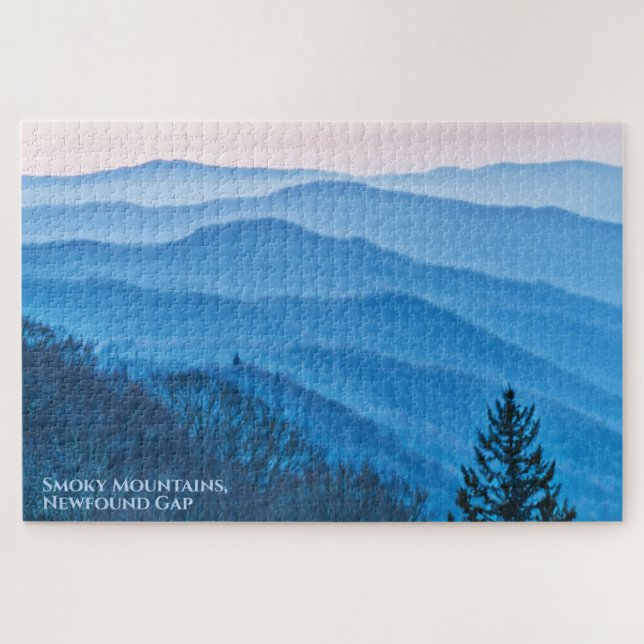 Smoky Mountains Neugefundenes Gap GSMNP Foto (Horizontal)