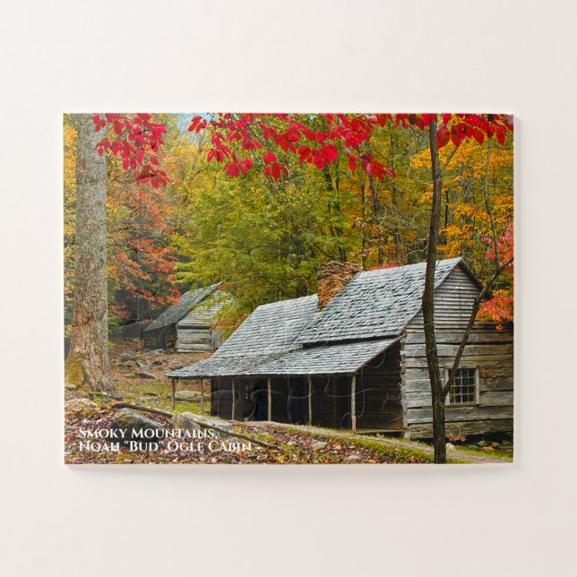 Smoky Mountains Noah "Bud" Ogle Cabin GSMNP Foto (Horizontal)