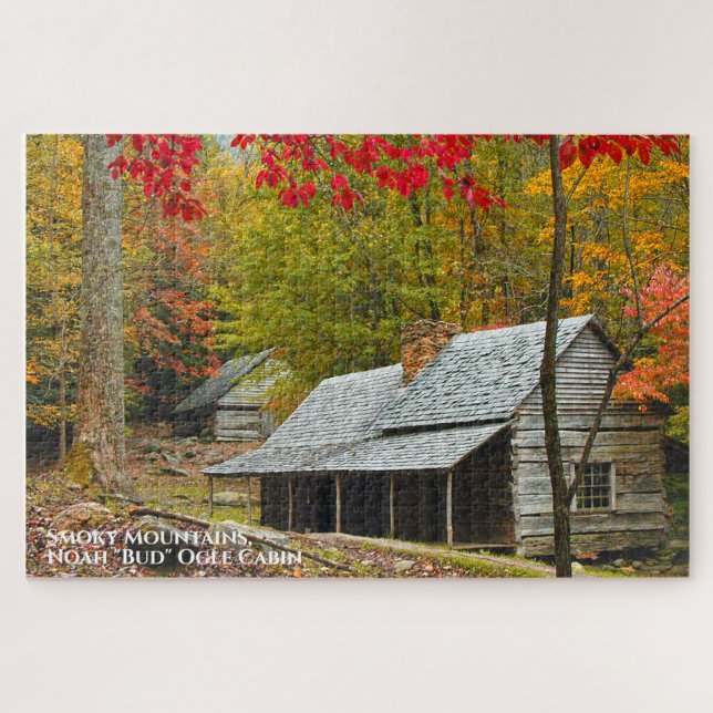 Smoky Mountains Noah "Bud" Ogle Cabin GSMNP Foto (Horizontal)