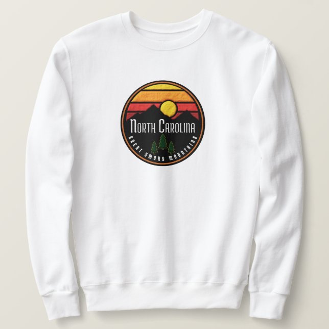 Smoky Mountains North Carolina Sweatshirt (Design vorne)