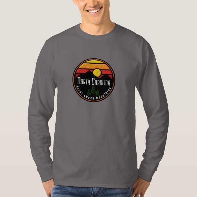 Smoky Mountains North Carolina T-Shirt (Vorderseite)