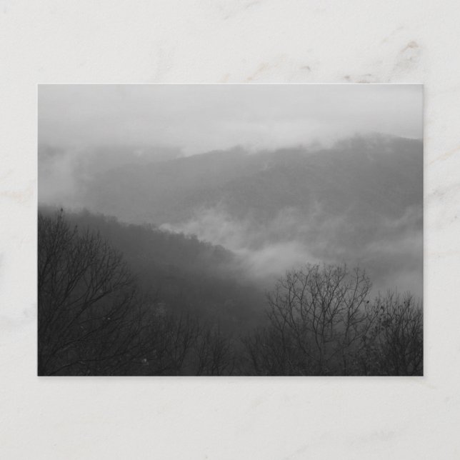 Smoky Mountains with Neg, North Carolina Postkarte (Vorderseite)