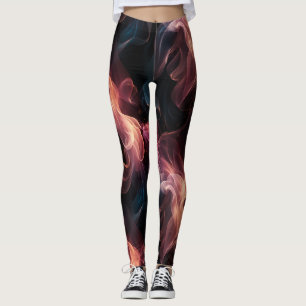 Smoky-Swirl-Designer Leggings