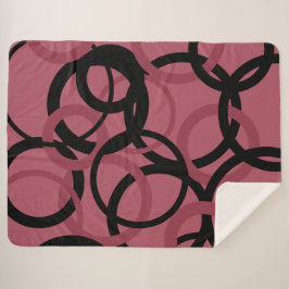 Smoky Topaz und schwarze Kreise Sherpadecke