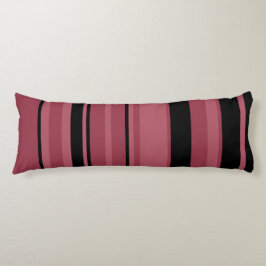 Smoky Topaz und schwarze Streifen Seitenschläferkissen