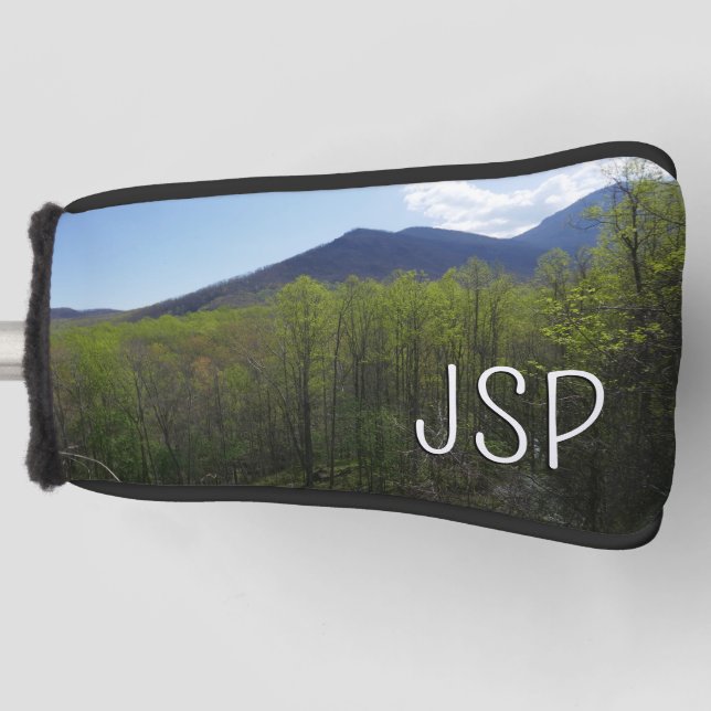 Smokygebirge in der Frühjahrslandschaft Golf Headcover (Vorderseite)