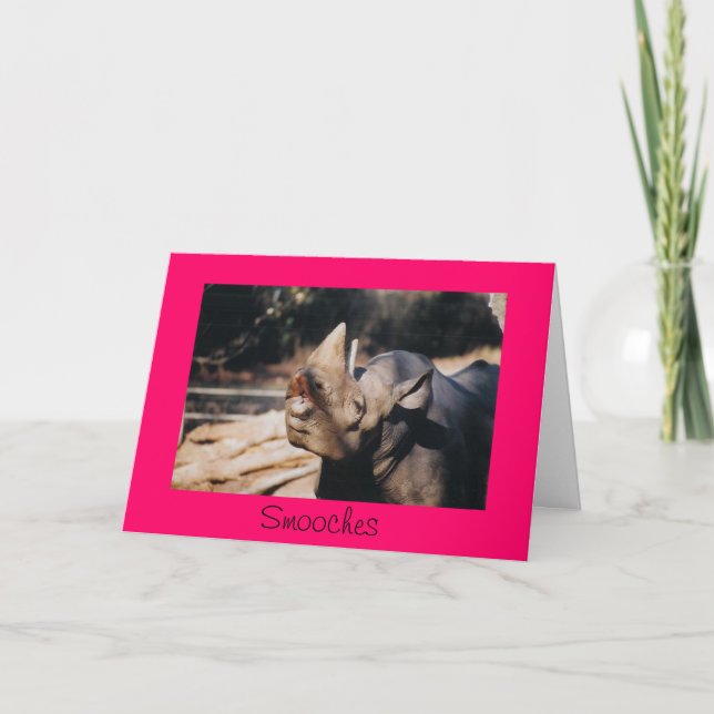 Smooches Karte (Vorderseite)
