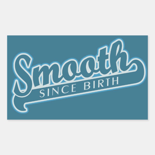SMOOTH-Aufkleber Rechteckiger Aufkleber (Vorderseite)