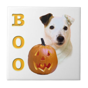 Smooth Coat Parson Russell Terrier Halloween BOO Fliese