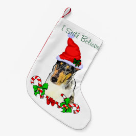 Smooth Collie Christmas Merry Kleiner Weihnachtsstrumpf
