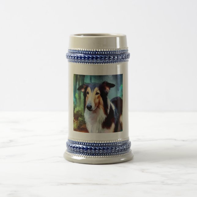 Smooth Collie Dog Bierglas (Mittel)