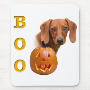 Smooth Dackel Boo Mousepad