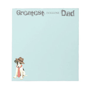 Smooth Fox Terrier Dad Notizblock