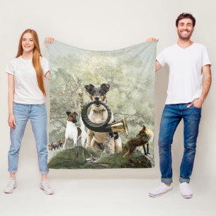 Smooth Fox Terrier Fleecedecke