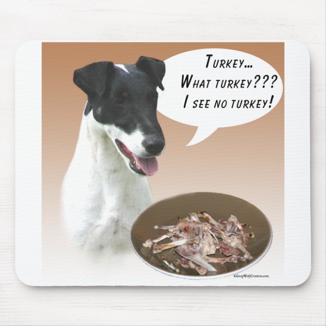 Smooth Fox Terrier Türkei Mousepad (Vorne)
