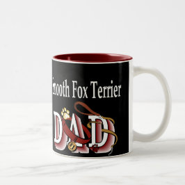 Smooth Fox Terrier Vater Geschenke Zweifarbige Tasse