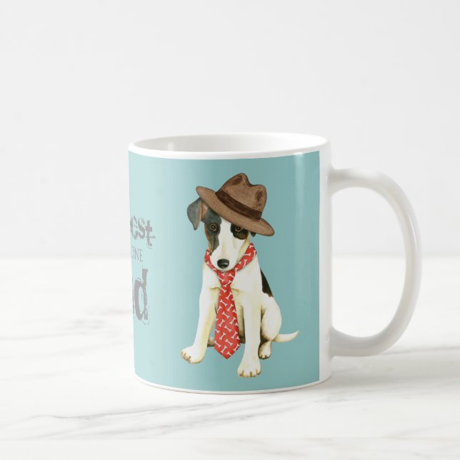 Smooth Fox Terrier Vater Kaffeetasse (Rechts)