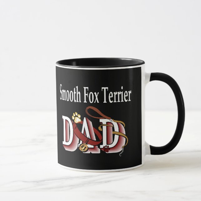 Smooth Fox Terrier Vater Tasse (Rechts)