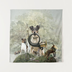 Smooth Fox Terrier Wandteppich