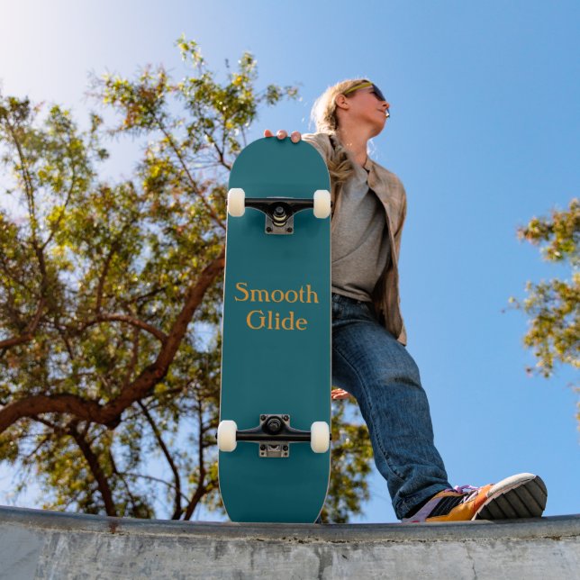 Smooth Glide Türkis Skateboard (Außenbereich 1)