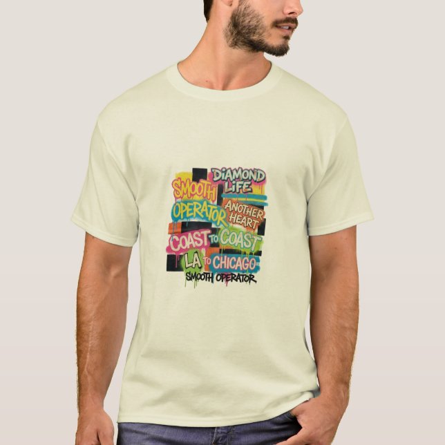 Smooth Operator T-Shirt Urban Graffiti Street Art (Devant)