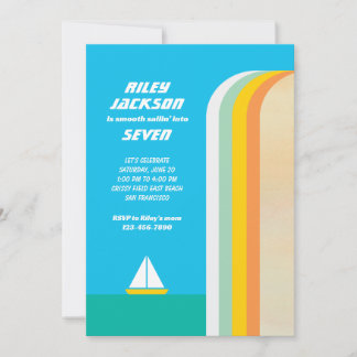 Smooth Sailin Party Invite Einladung