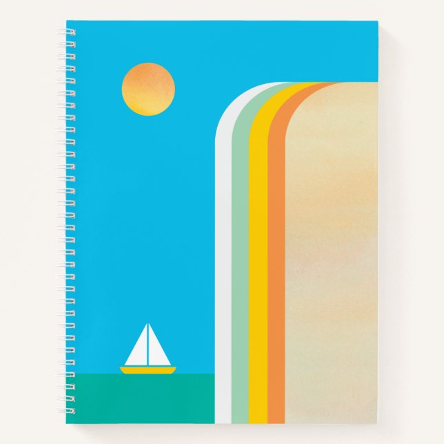 Smooth Sailin Spiral Notebook Notizbuch (Vorderseite)