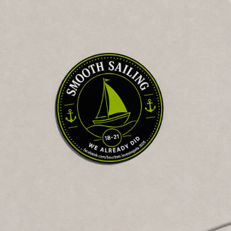Smooth Sailing BLT Bewertungen Margarita Stufe Runder Aufkleber