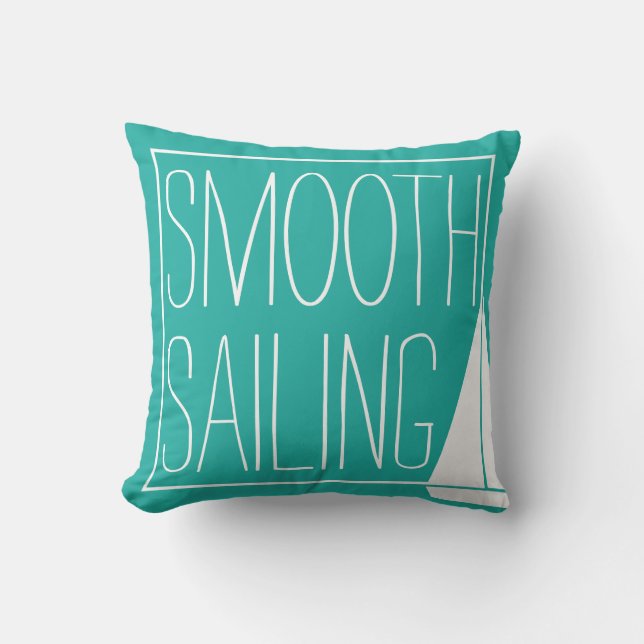 Smooth Sailing Kissen (Vorderseite)