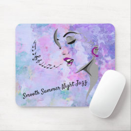 Smooth Summer Night Jazz Abstrakt Lavendel Mousepad