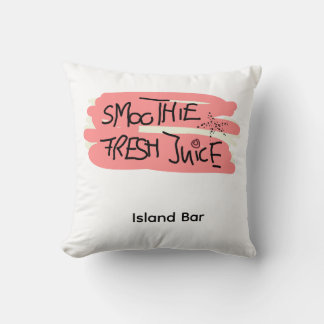 Smoothie juice sympathisches Bar Schild T-Shirt Kissen