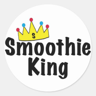 Smoothie-König Runder Aufkleber