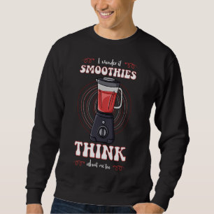 Smoothie Recipes Bowls Weichteil Blender Grüntöne Sweatshirt