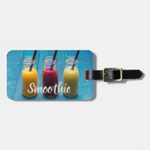 Smoothie Saft trinken Mango Orange Kiwi Geschenk Gepäckanhänger