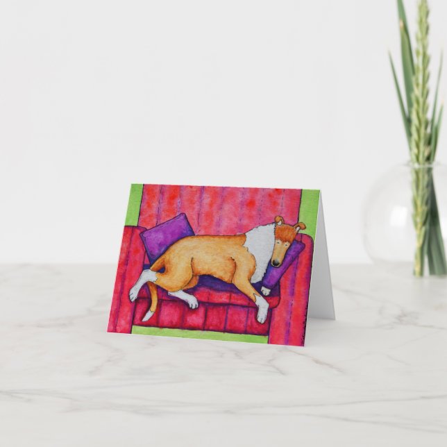 SmoothieSnooze 4x6 notecard Karte (Vorderseite)