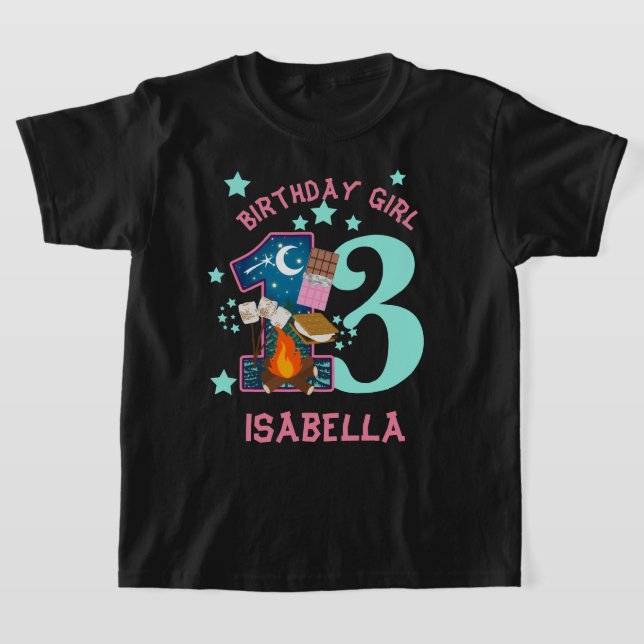 S'more Birthday Shirt Camping (Ablage )