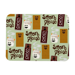 Smore Bitte schlüpfen Sie mehr Ingredients Pattern Magnet