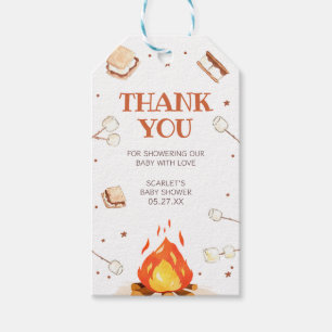S'more Bonfire Baby shower Favoriser les étiquette