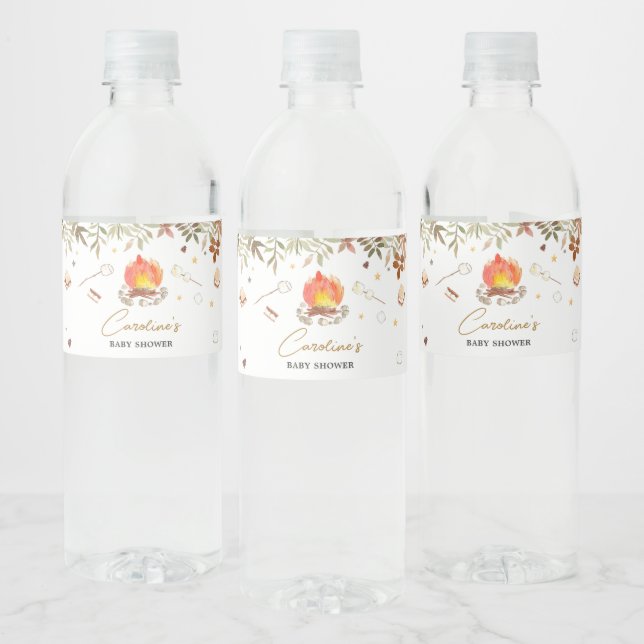 S'more Campfire Babydusche (Flaschen)