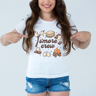 S'more Crew Camping Amoureux Tshirt jeunesse